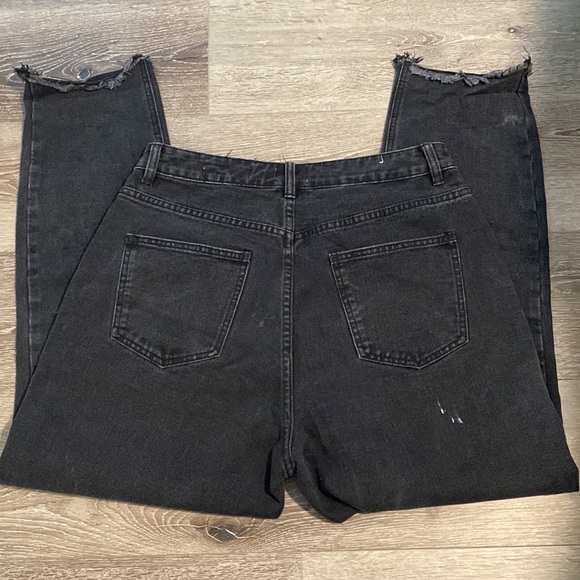 High Rise 90s Embroidered Cotton On Jeans - Picture 5 of 8